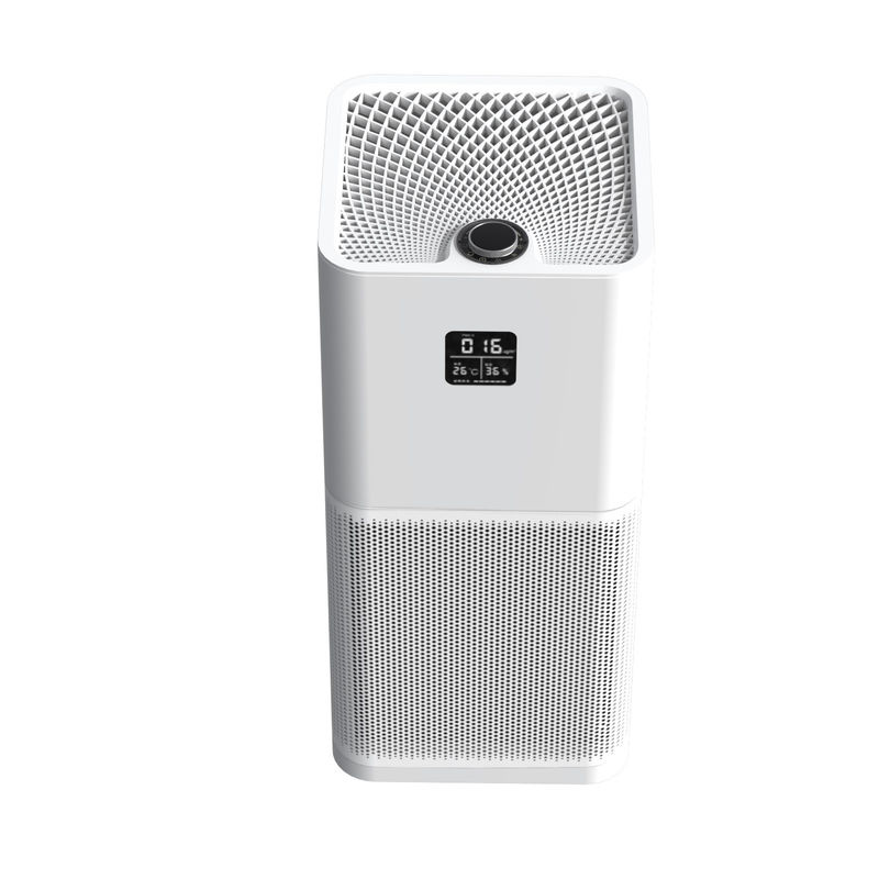 China 650m3/h Kleine luchtreiniger voor kantoor met LED-display Luchtkwaliteit sensor fabriek